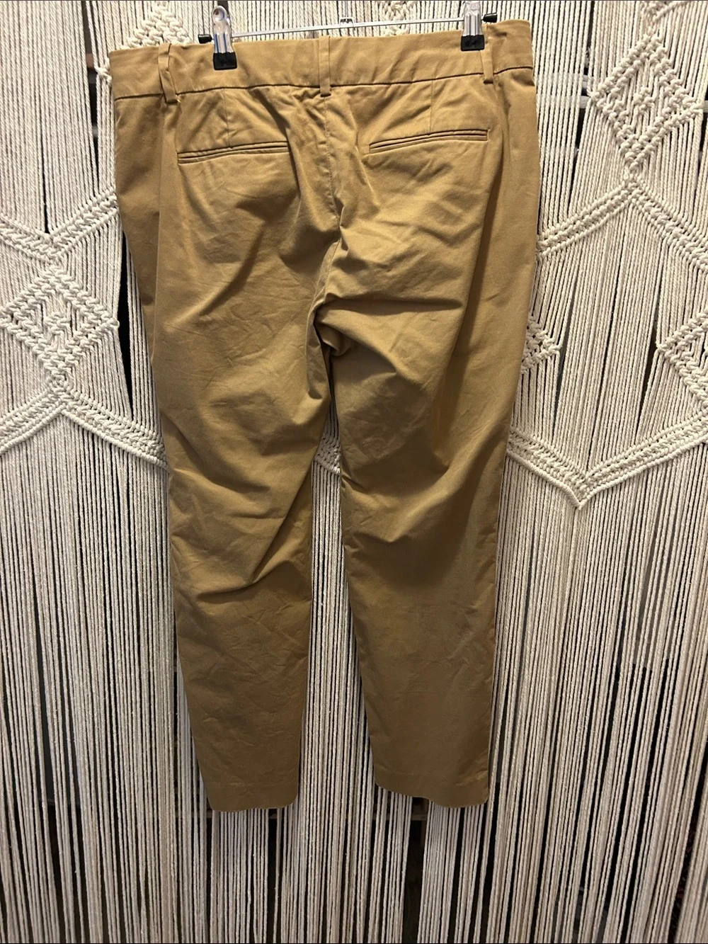 Woman’s Classic Straight-Fit Khaki Pants